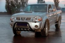 Nissan NP300 1999–2015 Kenguru zaščitni lok WT002 Black (nerjaveče jeklo) fotografija 1