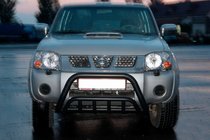 Nissan NP300 1999–2015 Kenguru zaščitni lok WT002 Black (nerjaveče jeklo) fotografija 2