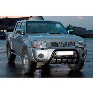 Kenguru zaščitni lok WT002 Black (nerjaveče jeklo) Nissan NP300 1999–2015 fotografija 3