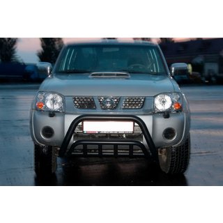 Kenguru zaščitni lok WT002 Black (nerjaveče jeklo) Nissan NP300 1999–2015 fotografija 2