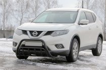 Nissan X-trail T32/Rogue 2014–2021 Kenguru zaščitni lok WT002 Black (nerjaveče jeklo) fotografija 3