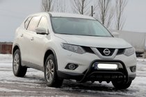 Nissan X-trail T32/Rogue 2014–2021 Kenguru zaščitni lok WT002 Black (nerjaveče jeklo) fotografija 2