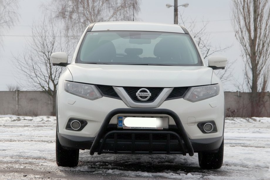 Nissan X-trail T32/Rogue 2014–2021 Kenguru zaščitni lok WT002 Black (nerjaveče jeklo) Image