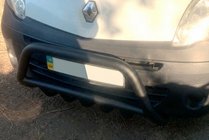 Renault Kangoo 2008–2020 Sprednji zaščitni lok (bullbar) WT002 Black (nerjaveče jeklo) fotografija 3