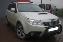 Subaru Forester 2008–2013 Sprednji zaščitni lok (bullbar) WT002 Black (nerjaveče jeklo) fotografija 2