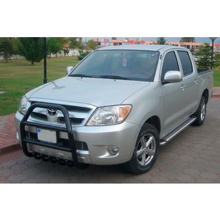 Zaščitni lok (bullbar) QT007 Black (nerjavno jeklo) Toyota Hilux 2006–2015 fotografija 2