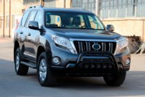 Toyota Land Cruiser Prado 150 2009–2023 Kenguru zaščitni lok WT002 Black (nerjaveče jeklo) fotografija 6