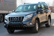 Toyota Land Cruiser Prado 150 2009–2023 Kenguru zaščitni lok WT002 Black (nerjaveče jeklo) fotografija 3