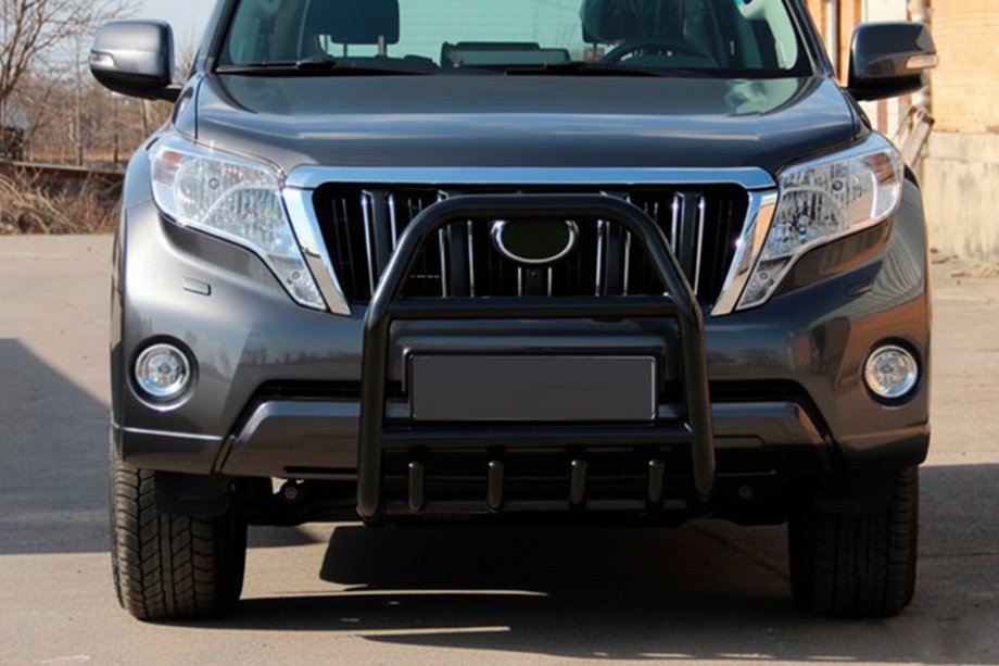 Toyota Land Cruiser Prado 150 2009–2023 Zaščitni lok QT007 Black (nerjavno jeklo) Image