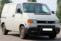 Volkswagen T4 Caravelle/Multivan 1990–2003 Kenguru zaščitni lok WT002 Black (nerjaveče jeklo) fotografija 1