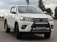 Toyota Hilux 2015– Sprednji zaščitni lok WT010 Black (nerjavno jeklo) fotografija 1