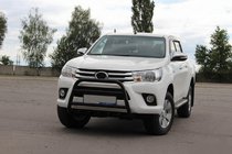 Toyota Hilux 2015– Sprednji zaščitni lok WT010 Black (nerjavno jeklo) fotografija 3