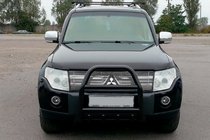 Mitsubishi Pajero Wagon III 1999–2006 Zaščitni lok (bullbar) QT007 Black (nerjavno jeklo) fotografija 3