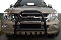 Isuzu D-Max 2011–2019 Sprednji zaščitni lok QT007 Black (nerjaveče jeklo) fotografija 1