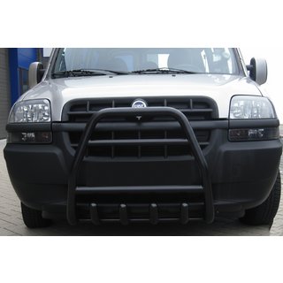 Sprednji zaščitni lok QT007 Black (nerjaveče jeklo)