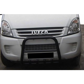 Sprednji zaščitni lok QT007 Black Iveco Daily 2006–2014