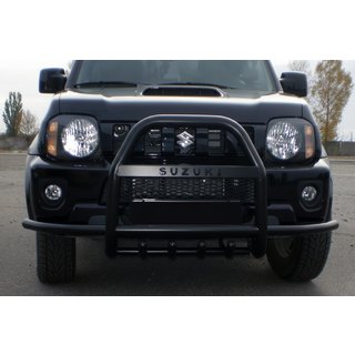 Prednji zaščitni lok (kenguru) QT007-Exclusive Black (z napisom, nerjaveče jeklo) fotografija 2