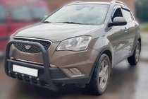 SsangYong Korando 2010–2019 Prednji zaščitni lok F1-40 Black (nerjaveče jeklo) fotografija 3