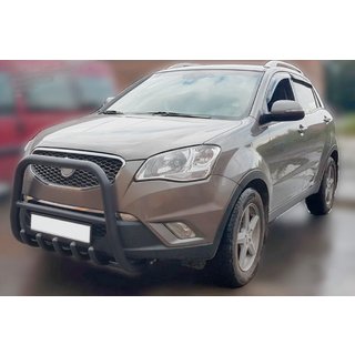 Prednji zaščitni lok F1-40 Black (nerjaveče jeklo) fotografija 3