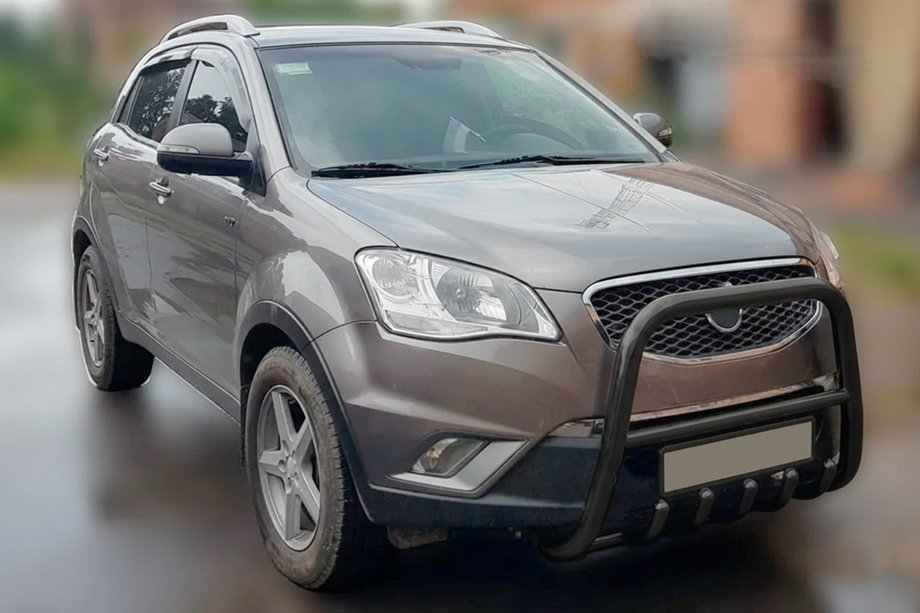 SsangYong Korando 2010–2019 Prednji zaščitni lok F1-40 Black (nerjaveče jeklo) Image