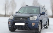 Toyota Rav 4 2001–2005 Sprednji zaščitni lok WT002 Black (nerjaveče jeklo) fotografija 2