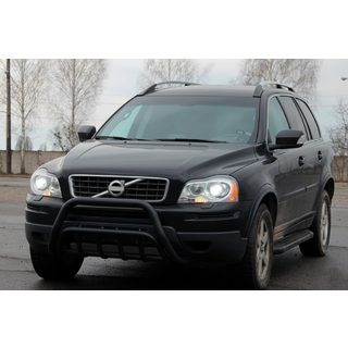 Sprednji zaščitni lok WT002 Black (nerjaveče jeklo) Volvo XC90 2002–2014 fotografija 1