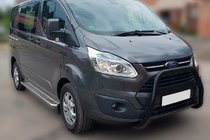 Ford Custom 2013–2022 Bullbar WT006 F1-55 Black (nerjaveče jeklo) fotografija 1
