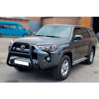 Sprednji zaščitni lok F1-50 Black (2014-2024, nerjaveče jeklo) Toyota 4Runner 2009–2024 fotografija 3