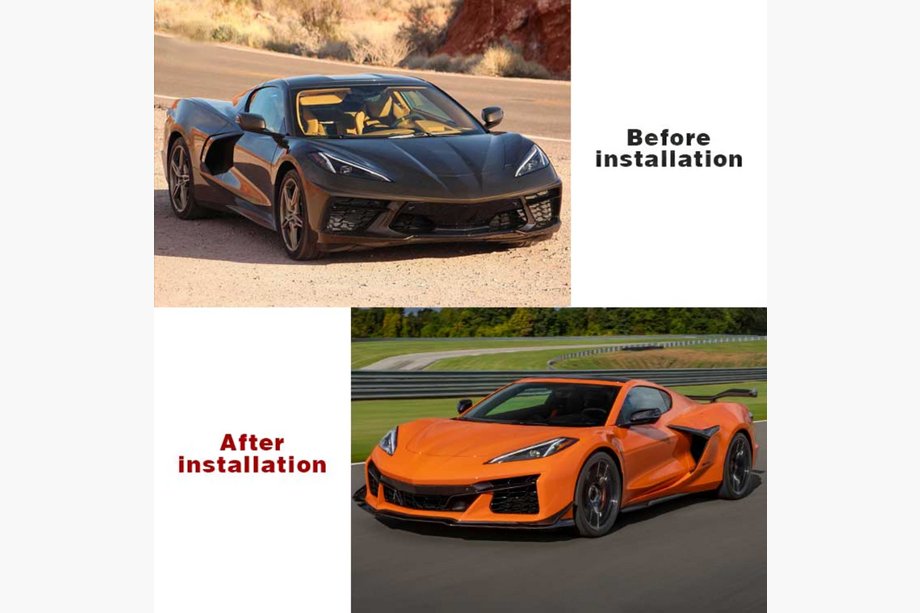 Chevrolet Corvette C8 2019– Z06 body kit komplet Image