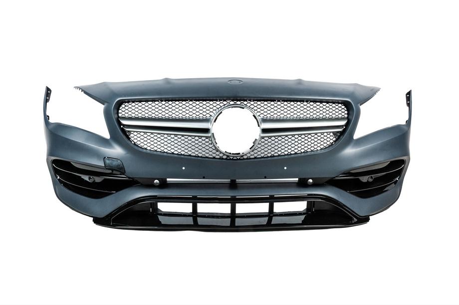 Mercedes CLA C117 2013–2019 Sprednji odbijač, kompleten (slog CLA45 AMG) Fotografija 1