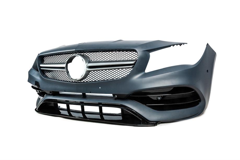 Mercedes CLA C117 2013–2019 Sprednji odbijač, kompleten (slog CLA45 AMG) Fotografija 2