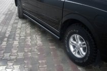 SsangYong Action 2005–2018 Stranske cevi Black (2 kos, nerjavno jeklo) fotografija 1