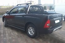 SsangYong Action 2005–2018 Stranske cevi Black (2 kos, nerjavno jeklo) fotografija 2