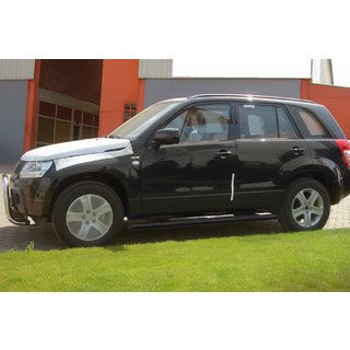 Stranske cevi Black (2 kos, nerjavno jeklo) Suzuki Grand Vitara 2005–2017 fotografija 1