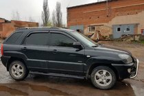 Kia Sportage 2004–2010 Stranske cevi Black (2 kos, nerjavno jeklo) fotografija 4