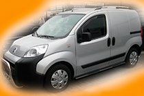 Fiat Fiorino/Qubo 2008–2024 Stranske cevi Ø70 Black (2 kos, nerjaveče jeklo) fotografija 2