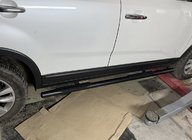 Kia Sorento II XM 2009–2014 Stranske cevi Black (2 kos, nerjavno jeklo) fotografija 1