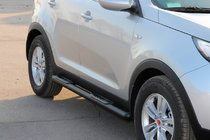 Kia Sportage 2010–2015 Stranske cevi Black (2 kos, nerjaveče jeklo) fotografija 4
