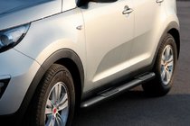 Kia Sportage 2010–2015 Stranske cevi Black (2 kos, nerjaveče jeklo) fotografija 3