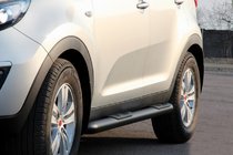 Kia Sportage 2010–2015 Stranske cevi Black (2 kos, nerjaveče jeklo) fotografija 1