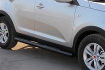 Kia Sportage 2010–2015 Stranske cevi Black (2 kos, nerjaveče jeklo) fotografija 2