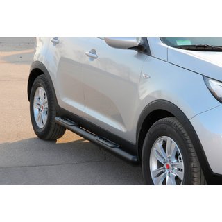 Stranske cevi Black (2 kos, nerjaveče jeklo) Kia Sportage 2010–2015 fotografija 4