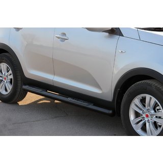 Stranske cevi Black (2 kos, nerjaveče jeklo) Kia Sportage 2010–2015 fotografija 2