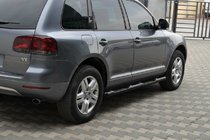Volkswagen Touareg 2002–2010 Stranske cevi Black (2 kos, nerjavno jeklo) fotografija 1