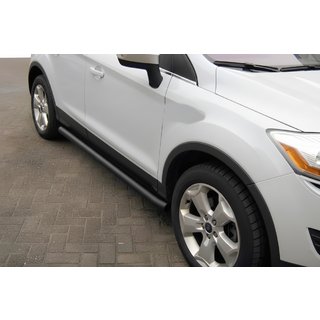 Stranske cevi Black (2 kos, nerjavno jeklo) Ford Kuga 2008–2013 fotografija 1