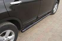 Nissan Qashqai 2010–2014 Stranske cevi Black (2 kos, nerjaveče jeklo) fotografija 5