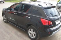 Nissan Qashqai 2010–2014 Stranske cevi Black (2 kos, nerjaveče jeklo) fotografija 4