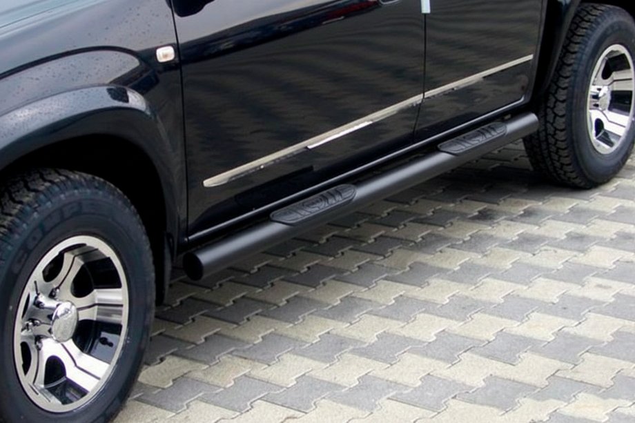 Toyota Rav 4 2006–2013 Stranske cevi za standardno osnovo Black (2 kos, nerjavno jeklo) Fotografija 1