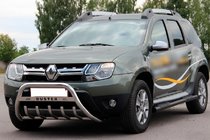 Renault Duster 2008–2017 Bočne cevi z vložki Black (2 kos, nerjavno jeklo) fotografija 4