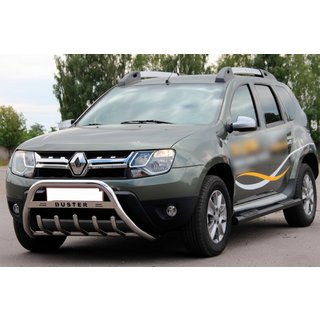 Bočne cevi z vložki Black (2 kos, nerjavno jeklo) Renault Duster 2008–2017 fotografija 4